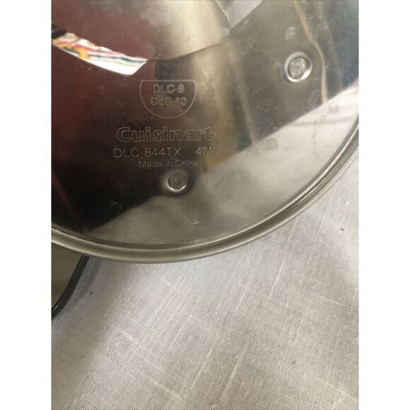 Cuisinart DLC 2011 Slicing‎ Disc Blade 4MM DLC844TX DLC8 DLC10 Replacement - Picture 5 of 5